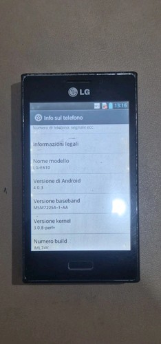 Smartphone e610 optimus - e610,